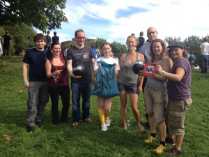 One of the Gobstopper Job teams post-game, with their bag of swag